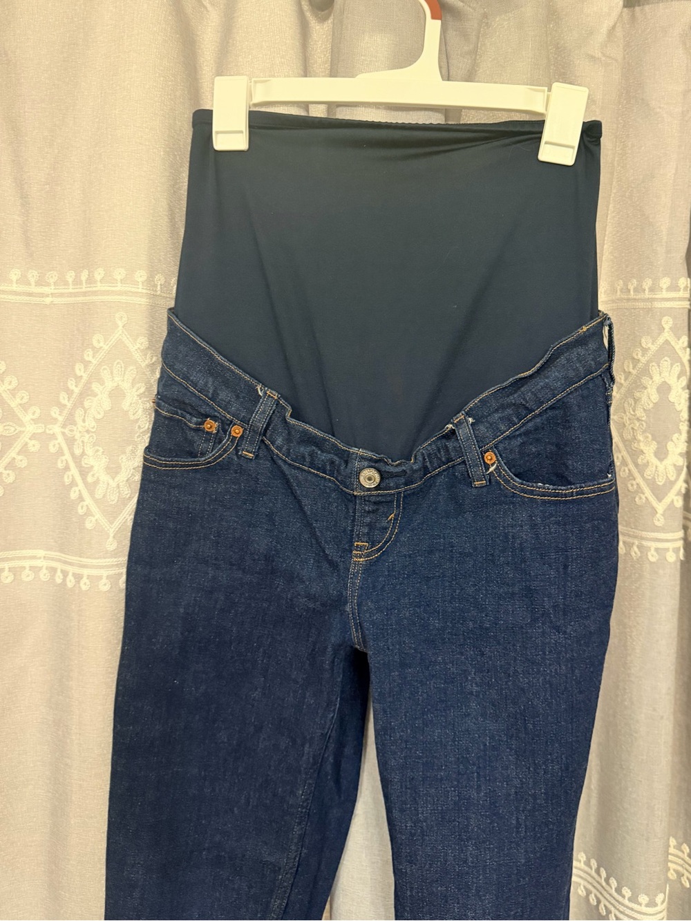 Maternity Dark Blue Overband Abercrombie and Fitch